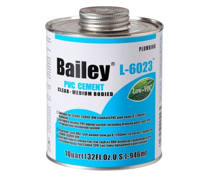 Клей для труб ПВХ Bailey L-6023 473мл